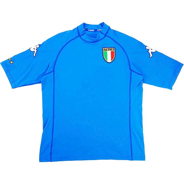 Tailandia Camiseta Italy Primera equipo Retro 2000 Azul